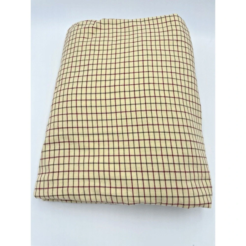 Ralph Lauren Bramble Tattersal Tan Check  KING Fitted Sheet 2 King‎  Pillowcases